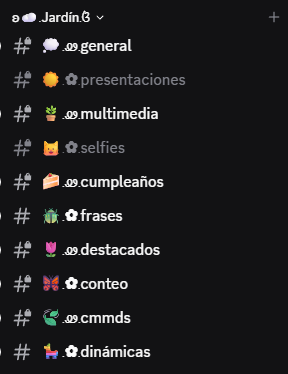Canales de la comunidad DreamHeaven en Discord